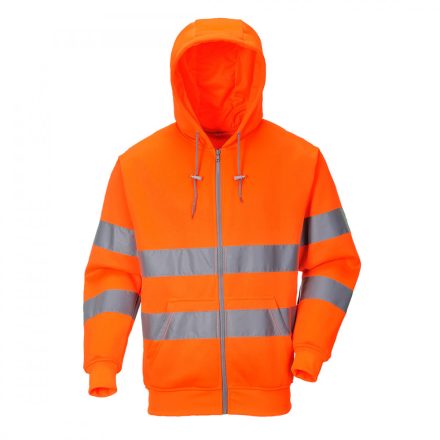 B305 Hi-Vis zipzáros pulóver