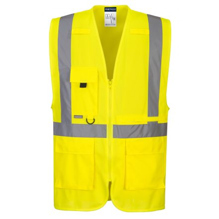 C357 Hi-Vis Executive mellény tablet zsebbel