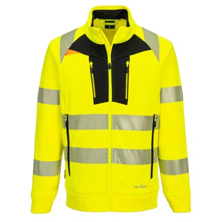 DX477 - DX4 Hi-Vis kapucnis cipzáras pulóver