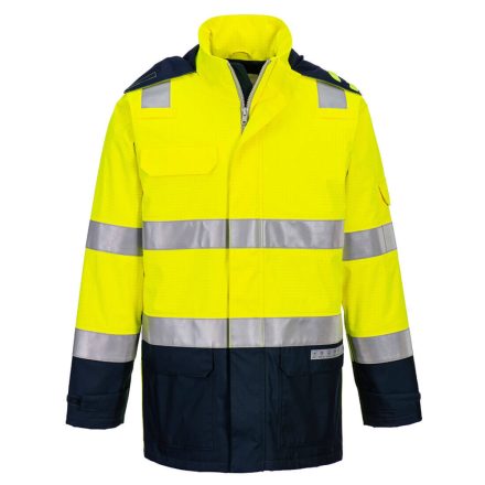 FR605 - Bizflame Rain+ Hi-Vis Light Arc lángálló kabát