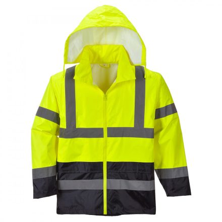 H443 Hi-Vis klasszikus kontrasztos esődzseki