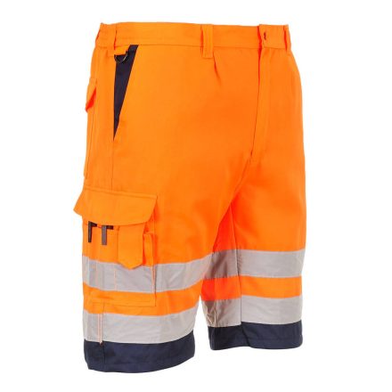 L043 - Hi-Vis könnyű poli-pamut rövidnadrág