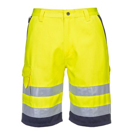 L043 - Hi-Vis könnyű poli-pamut rövidnadrág