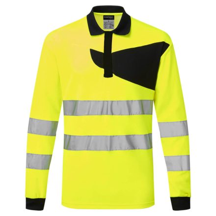 PW220 Hi-Vis hosszú ujjú pólóing