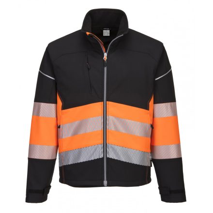 PW375 PW3 Hi-Vis Class 1 Softshell kabát