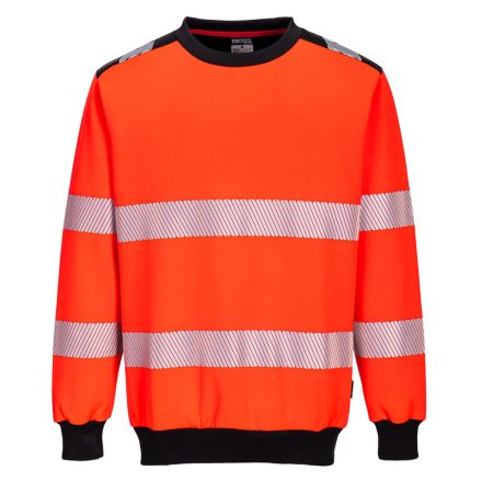 PW379 PW3 Hi-Vis Crew Neck pulóver