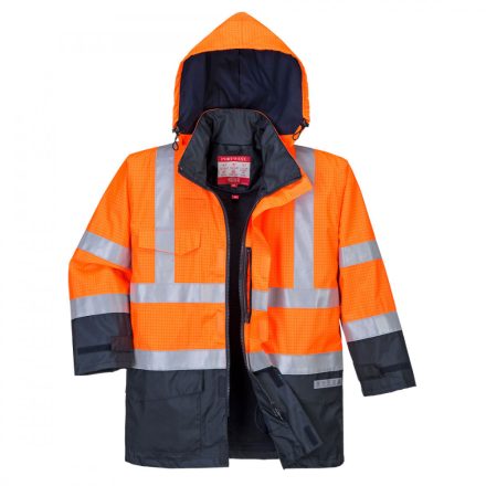 S779 Hi-Vis Multi Protection antisztatikus és lángálló kabát